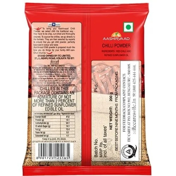 Aashirvaad Chilli Powder : 200 gms - 200 gms