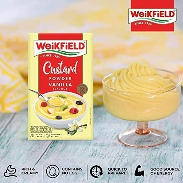 Weikfield Custard Powder Vanilla : 500 gms - 500 gms