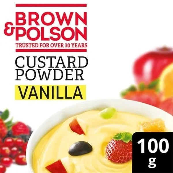 Brown & Polson Custard Powder - Vanilla flavour, 500 g Carton - 500 gms