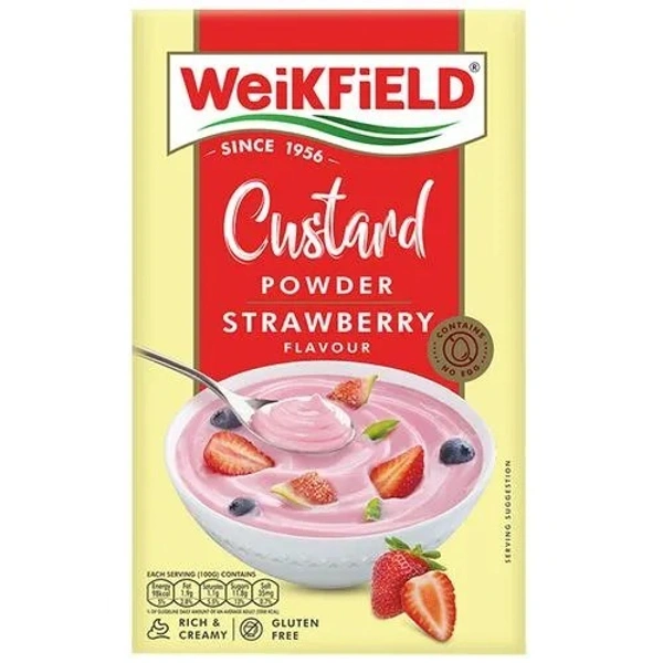 Weikfield Custard Powder - Strawberry, 75 g - 75 gms, Strawberry