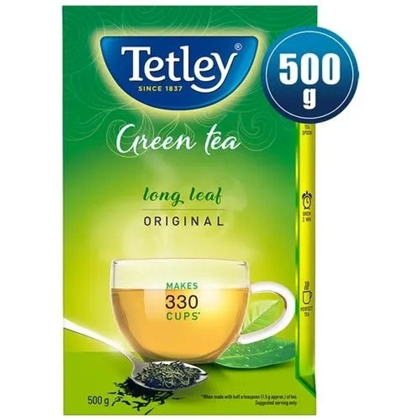 Tetley Long Leaf Original Green Tea - 500 g - 500 gms