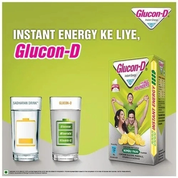 Glucon-D Instant Energy Nimbu Pani : 1 kg - 200 gms