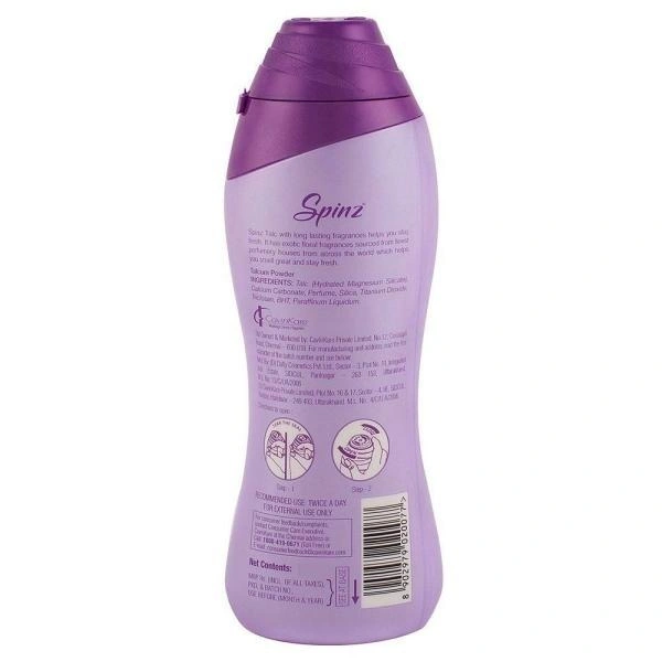 Spinz Talcum Powder - Enchante, 400 g - 100 GMS