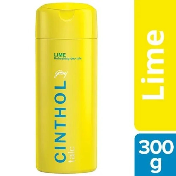 Cinthol Deo Talc - Lime Citrus Fragrance, 300 g - 300 GMS