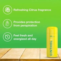 Cinthol Deo Talc - Lime Citrus Fragrance, 300 g - 300 GMS