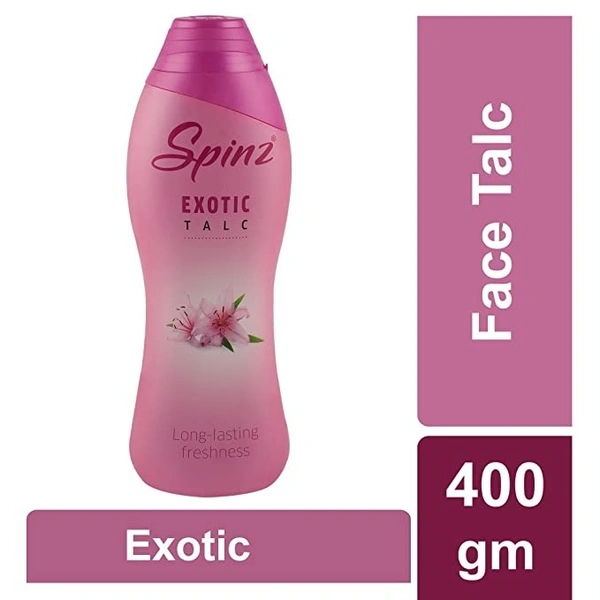 Spinz Talcum Powder - Exotic, 400 g - 400 gms
