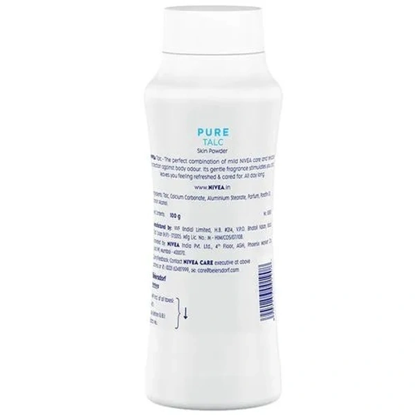 Nivea Pure Talcum Powder For Men & Women  400 g - 400 gms