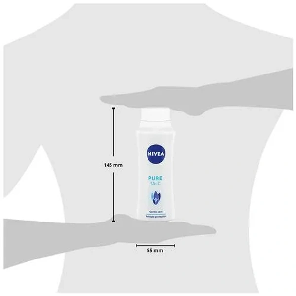 Nivea Pure Talcum Powder For Men & Women  400 g - 400 gms