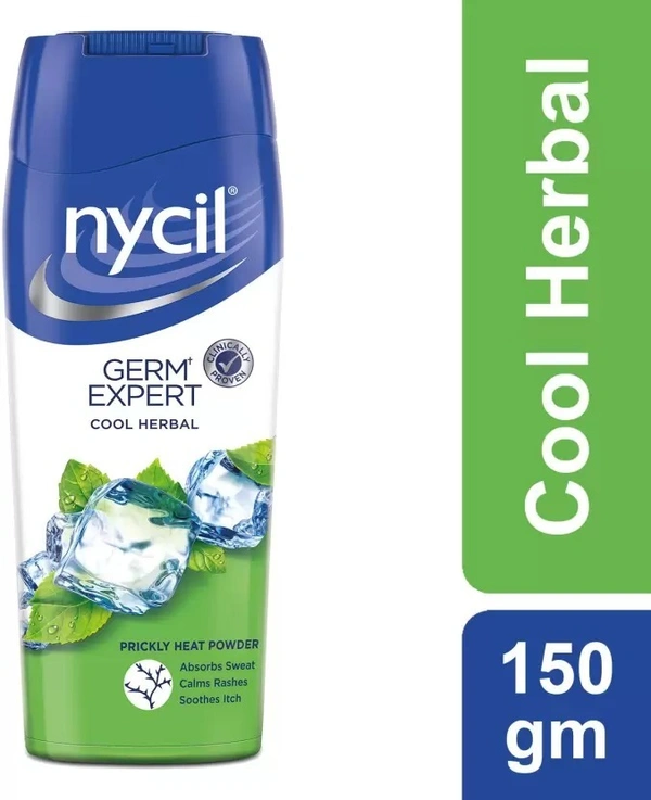 NYCIL Nycil Cool Herbal Prickly Heat Powder : 50 gms - 150 GMS