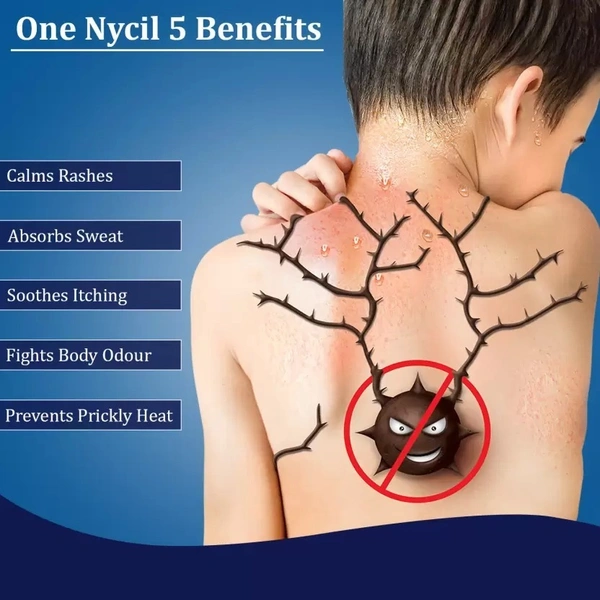 NYCIL Nycil Cool Herbal Prickly Heat Powder : 50 gms - 50 GMS