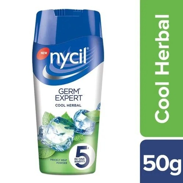 NYCIL Nycil Cool Herbal Prickly Heat Powder : 50 gms - 50 GMS