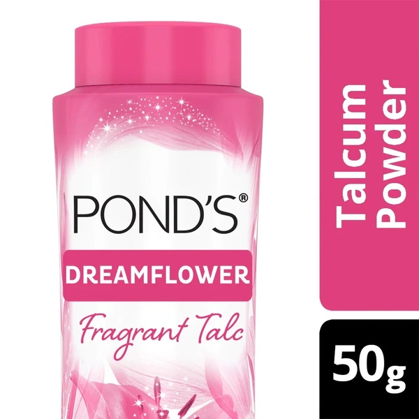 Pond's Dreamflower Fragrant Talcum Powder - : 50 GMS - 5O GMS, Pink Lily