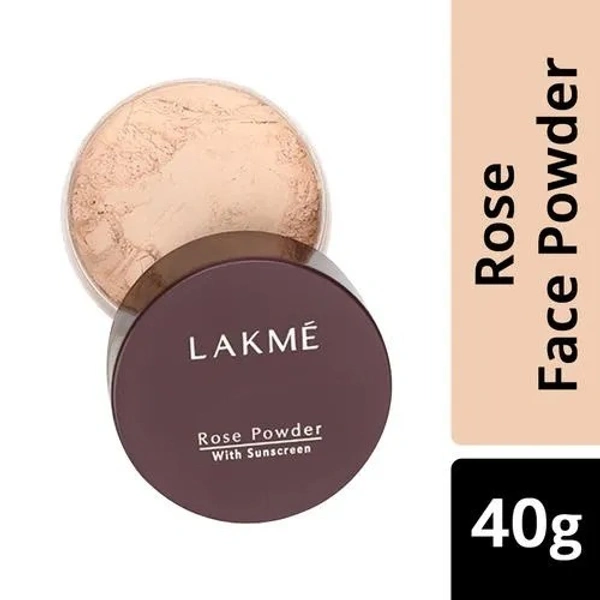 Lakme Rose Face Powder, 40 g Soft Pink - 