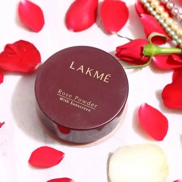 Lakme Rose Face Powder, 40 g Soft Pink - 