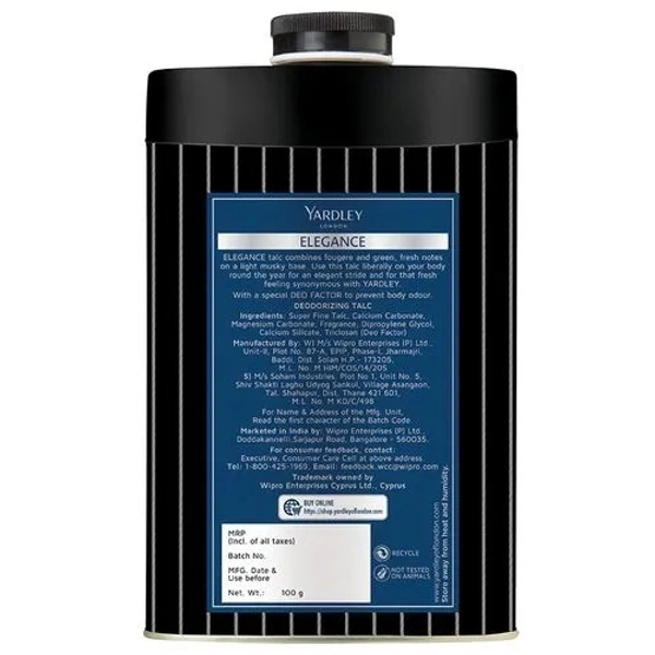 Yardley London Elegance Talc For Men, 250 g - 250 GMS