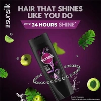 Sunsilk Stunning Black Shine Shampoo : 1 LITRE - 1 LITRE, Black Shine
