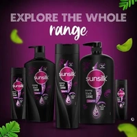 Sunsilk Stunning Black Shine Shampoo : 1 LITRE - 1 LITRE, Black Shine