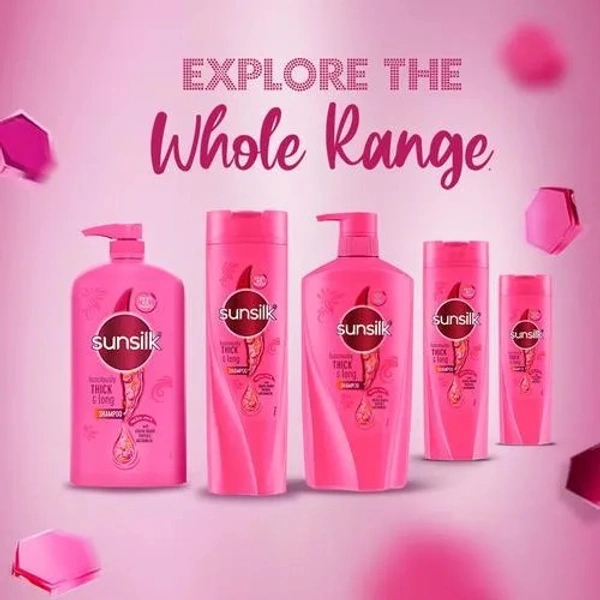 Sunsilk Luscious Thick & Long Shampoo : 1 L - 1 LITRE, Thick & Long