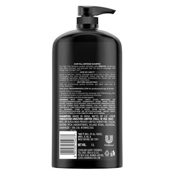TRESemme Hair Fall Defense Shampoo : 1 LITRE - 1 LITRE, Hair Fall Defense