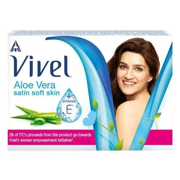 Vivel Aloe Vera Soap 150 g (Pack of 4) - 150 g (Pack of 4)