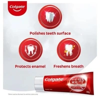 Colgate Visible White Toothpaste : 200 gms - 200 GMS, Visible White