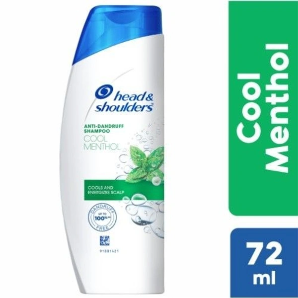 Head & shoulders Cool Menthol Anti-Dandruff Shampoo 650 ML - 72 ML, Cool Menthol