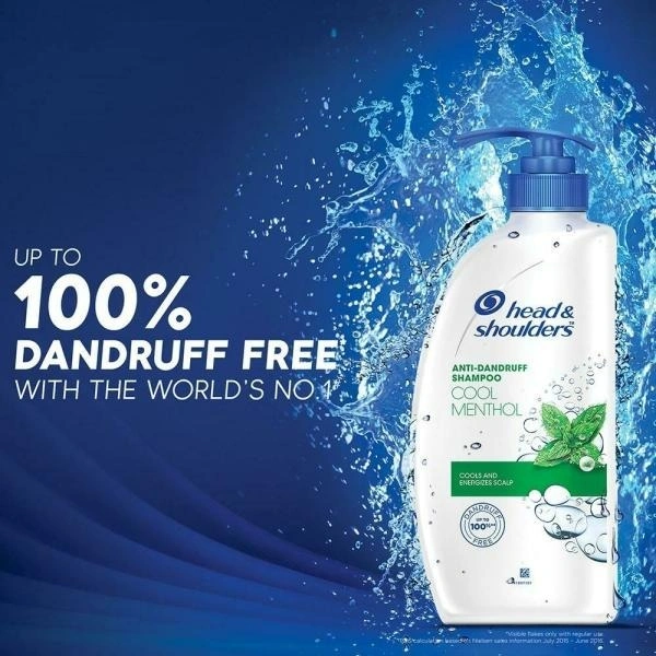 Head & shoulders Cool Menthol Anti-Dandruff Shampoo 650 ML - 650 ML, Cool Menthol