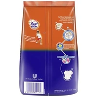 Surf Excel Quick Wash Detergent Powder, 65 g Pouch - 1 KG