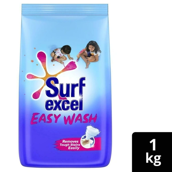 Surf Excel Easy Wash Detergent Powder, 1 Kg Pouch - 1 KG