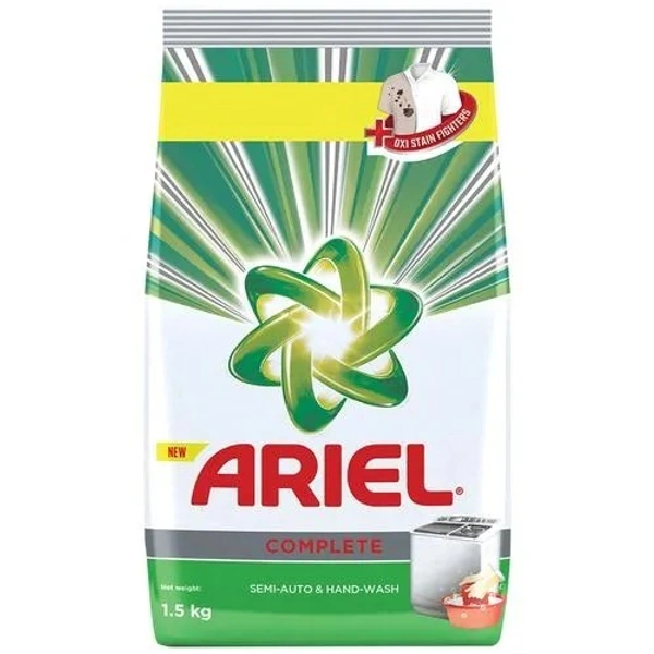 Ariel Complete Detergent Washing Powder, 4 kgs  - 1 kg Get 500 gm Free