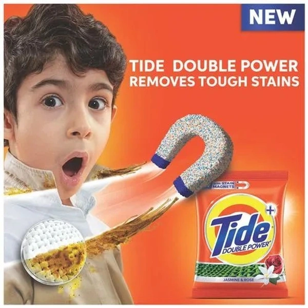 Tide Plus Detergent Powder Jasmine & Rose : 2 kgs - 2 kgs, Jasmine & Rose