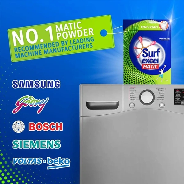 Surf Excel Matic Top Load Detergent Powder, 1 kg - 1 KG