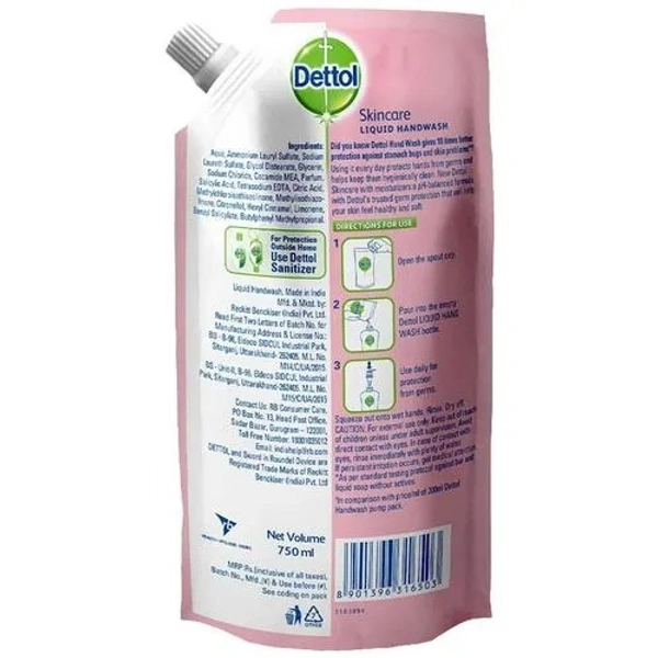 Dettol Liquid Handwash Refill - Skin Care : 750 ml - 750 ML