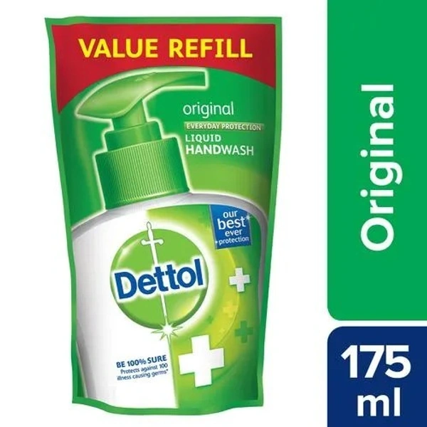 Dettol Hand Wash Liquid Refill - Original, 175 ml - 175 ML, original