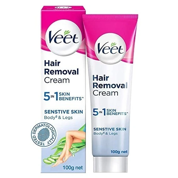 Veet Hair Removal Cream - Sensitive Skin : 100 gms - 100 gms, Sensitive Skin
