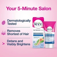 Veet Hair Removal Cream - Sensitive Skin : 50 gms - 50 gms, Sensitive Skin