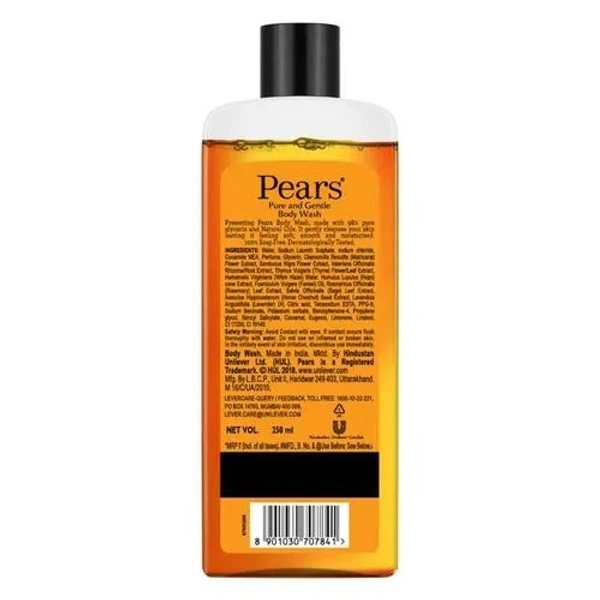Pears Pure & Gentle Shower Gel - With 98% Pure Glycerine, 100% Soap Free 250 m - 250 ml, Original