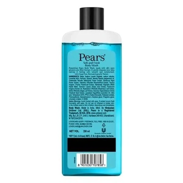 Pears Shower Gel - Soft & Fresh250 ml - 250 ML, Soft & Fresh