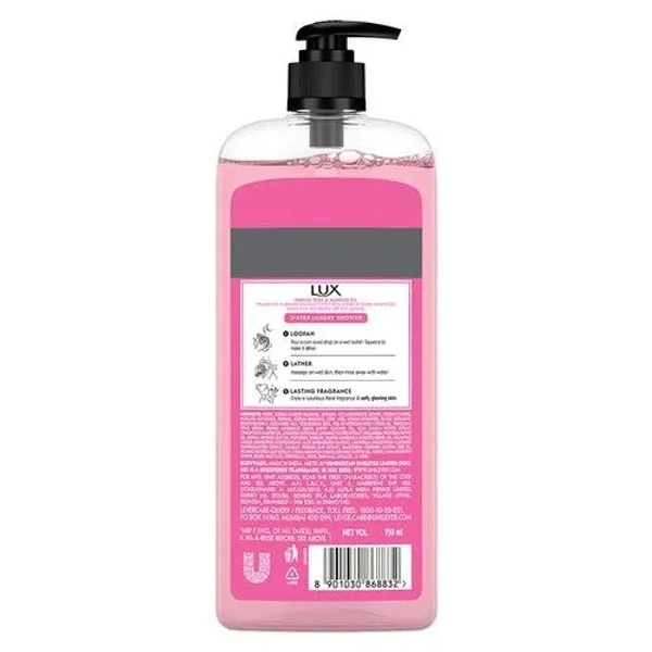 Lux Body Wash - With French Rose & Almond Oil, Soft Touch, 750 ml - 750 ml, French Rose & Almond Oil