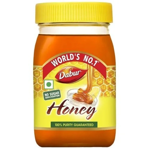Dabur 100% Pure Honey - Worlds No.1 Honey Brand With No Sugar Adulteration, 500 g - 500 gms