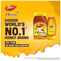 Dabur 100% Pure Honey - Worlds No.1 Honey Brand With No Sugar Adulteration, 500 g - 500 gms