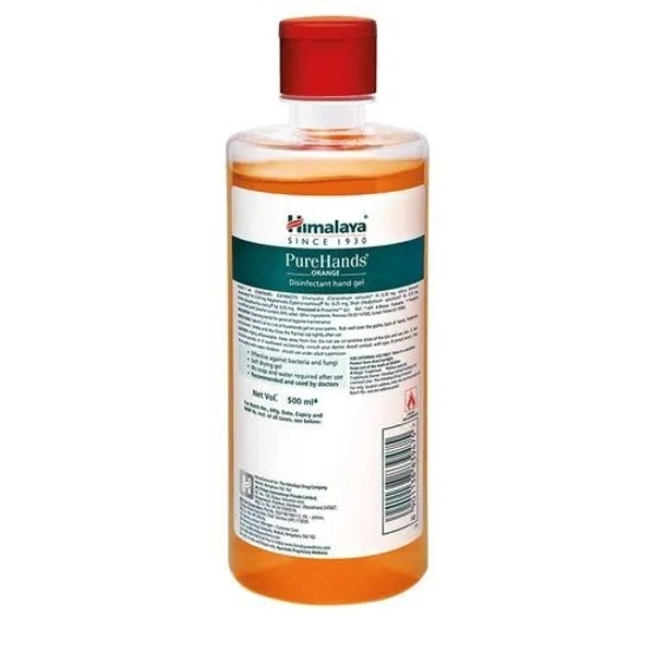 Himalaya Pure Hands Hand Sanitizer - Orange, 500 ml - 500 ml, Orange