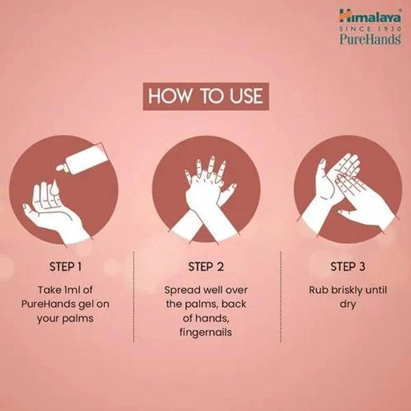 Himalaya Wellness Pure Hands Hand Sanitizer  Gel 100 ml - 100 ml, Litchi