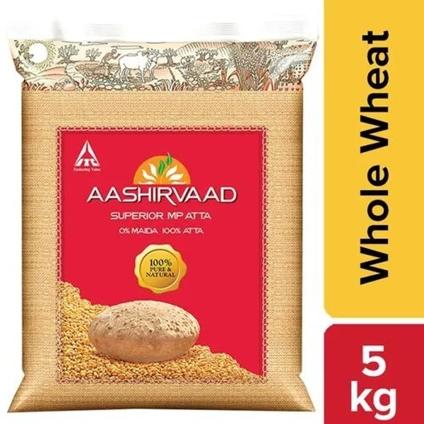 Aashirvaad Superior MP Atta (Godhuma pindi): 5 kg - 5 kgs, Superior MP