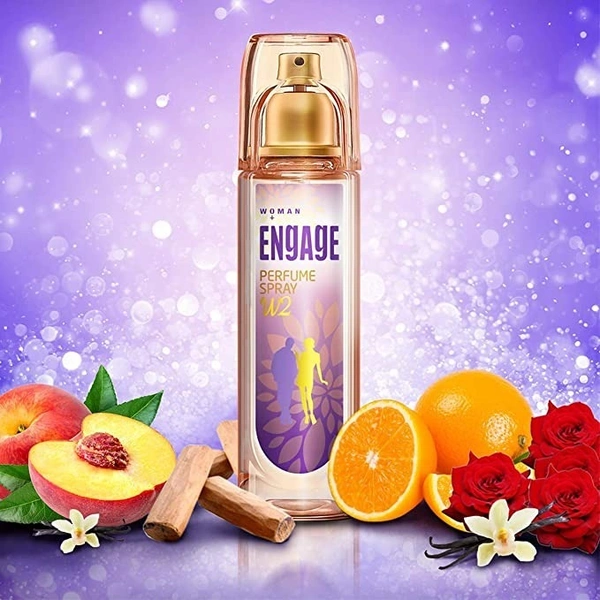 Engage W2 Perfume Spray for Women, 120ml - 120 ML, W2 Perfume Spray
