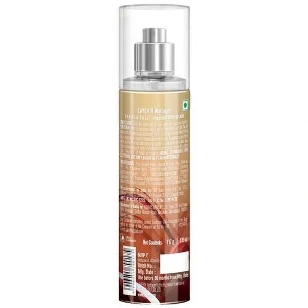 Layer'r Wottagirl Pink Angel Body Spray : 135 ml - 135 ML, Vanilla Twist