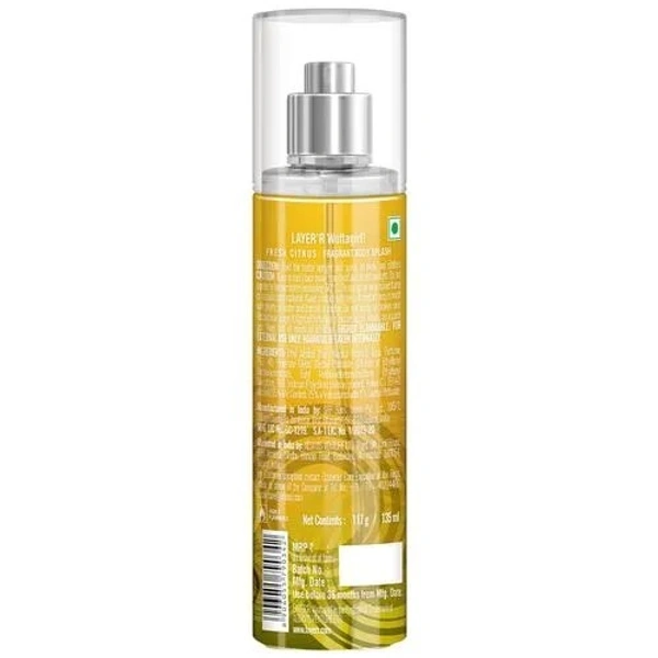 Layer'r Wottagirl Pink Angel Body Spray : 135 ml - 135 ML, Fresh Citrus