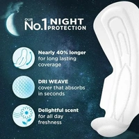 Whisper Ultra Nights Sanitary Pad With Wings - XXL Plus, 6 pcs - XXL Plus, 6 PCS