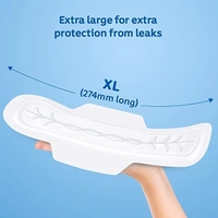 STAYFREE Secure Cottony XL - Sanitary Pads For Women, 40 Pcs - XL, 40 PCS