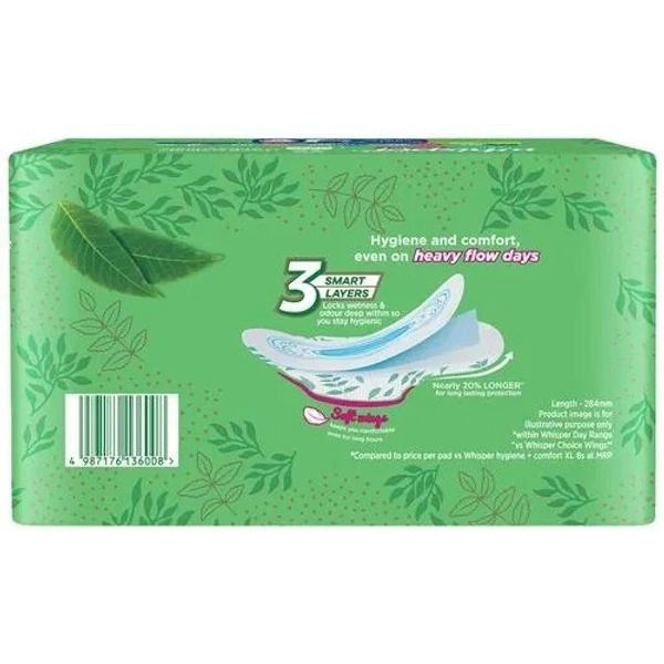 Whisper Sanitary Pads - XL Wings, Clean, Ultra, 30 pcs - XL, 30 pcs